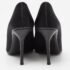 Gucci Black Satin Horsebit Peep Toe Pumps Size 38 - Image 5
