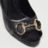 Gucci Black Python Horsebit Open Toe Pumps 38.5 - Image 7