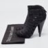 Gucci Black Elastic and Suede Isadora Gladiator Boots Size 36.5 - Image 9