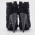 Gucci Black Elastic and Suede Isadora Gladiator Boots Size 36.5 - Image 5
