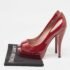 Gucci Red Patent Leather Peep Toe Pumps Size 37 - Image 10