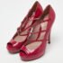 Gucci Pink Patent Leather Buckle Strappy Peep Toe Platform Pumps Size 40 - Image 2