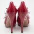 Gucci Pink Patent Leather Buckle Strappy Peep Toe Platform Pumps Size 40 - Image 5