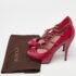 Gucci Pink Patent Leather Buckle Strappy Peep Toe Platform Pumps Size 40 - Image 9