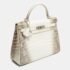 Herm&egrave;s Blanc Crocodile Niloticus Himalaya Palladium Finish Kelly Retourne 32 Bag - Image 2