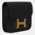 Hermes Black Epsom Leather Constance Slim Wallet - Image 2