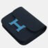 Hermes Blue Epsom Constance Slim Wallet - Image 4