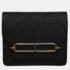 Hermes Black Mysore Goatskin Roulis Wallet