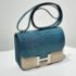 Hermes Ink Blue Lizard Leather Constance 19 Bag - Image 3