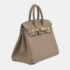 Hermes Etoupe Grey Togo Leather Birkin 25 Bag - Image 2
