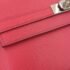 Hermes Rose Epson Kelly Long Wallet - Image 7