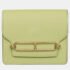 Hermes Jaune Bourgeon Chevre Roulis Slim Wallet