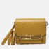 Hermes Yellow Ostrich Leather Roulis Shoulder Bag