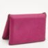Hermes Cyclamen Chevre Mysore Leather Calvi Card Holder - Image 3