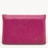 Hermes Cyclamen Chevre Mysore Leather Calvi Card Holder - Image 4