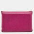 Hermes Cyclamen Chevre Mysore Leather Calvi Card Holder