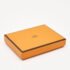 Hermes Cyclamen Chevre Mysore Leather Calvi Card Holder - Image 8