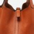 Herm&egrave;s Orange Taurillon Clemence Leather Picotin Lock 22 Bag - Image 5