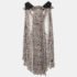 Isabel Marant Grey Printed Chiffon Silk Sleeveless Top S - Image 2
