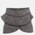 Isabel Marant Silver Zig-Zag Patterned Lurex Knit Mini Skirt M