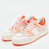 Jimmy Choo White/Neon Orange Leather Hawaii/F Sneakers Size 38 - Image 2