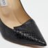 Jimmy Choo Black Python Hand Cuff Pumps Size 36.5 - Image 7