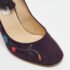 Jimmy Choo Purple Suede Floral Embroidered Chelan Ankle Wrap Pumps Size 40 - Image 7