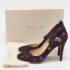 Jimmy Choo Purple Suede Floral Embroidered Chelan Ankle Wrap Pumps Size 40 - Image 9