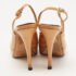 Jimmy Choo Light Brown Patent Leather Nova Slingback Pumps Size 36 - Image 5