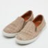 Jimmy Choo Taupe Croc Embossed Leather Slip on Sneakers Size 36.5 - Image 2
