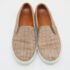 Jimmy Choo Taupe Croc Embossed Leather Slip on Sneakers Size 36.5 - Image 3