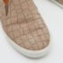 Jimmy Choo Taupe Croc Embossed Leather Slip on Sneakers Size 36.5 - Image 8