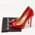 Jimmy Choo Red Patent Leather Quiet Platform Pumps Size 40 - Image 10
