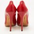 Jimmy Choo Red Patent Leather Quiet Platform Pumps Size 40 - Image 6