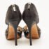 Jimmy Choo Black Studded Nubuck Leather Bonnie Back Zip Sandals Size 39 - Image 5