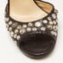 Jimmy Choo Black Studded Nubuck Leather Bonnie Back Zip Sandals Size 39 - Image 7