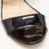 Jimmy Choo Black Patent Leather Cross Strap Slingback Sandals Size 35 - Image 7