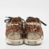 Jimmy Choo Brown/Metallic Leopard Print Calfhair and Mirrored Leather Miami Low Top Sneakers Size 38.5 - Image 5