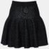 Kenzo Black Wool & Cotton Knit Skater Mini Skirt XS - Image 2