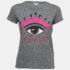Kenzo Grey Eye Printed Cotton Crew Neck Half Sleeve T-Shirt XS