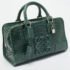 Loewe Green Crocodile Amazona Satchel - Image 3
