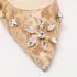 Loriblu Beige Lace Crystals Embellished Pumps Size 40 - Image 7