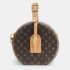 Louis Vuitton Brown Canvas Petite Boite Chapeau Bag