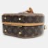 Louis Vuitton Brown Canvas Petite Boite Chapeau Bag - Image 5