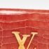 Louis Vuitton Orange Alligator Leather Vivienne LV Long Wallet - Image 8