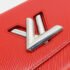 Louis Vuitton Red Leather Epi Twist MM Bag - Image 3