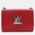 Louis Vuitton Red Leather Epi Twist MM Bag