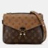 Louis Vuitton Brown Coated Canvas Leather Monogram Reverse Pochette Metis Mm Shoulder Bag