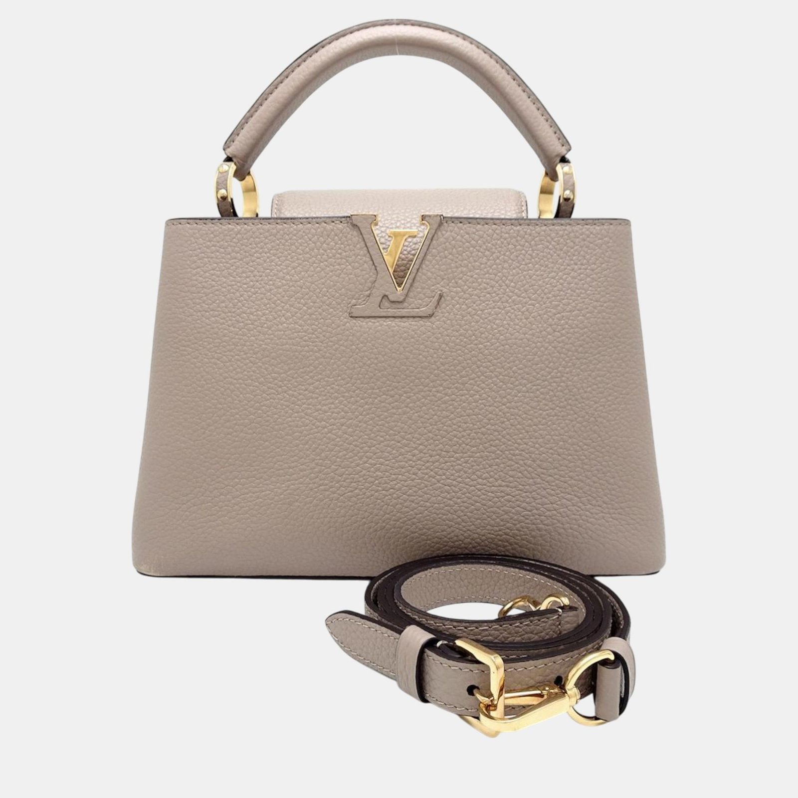 luxury-women-louis-vuitton-used-handbags-p1088499-010 Louis Vuitton Parnassea Line Capucines Bb Bag - Image 1