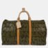 Louis Vuitton Khaki Monogram Graffiti Keepall 50 Duffle  Bag
